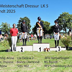 Zwischenstand Dressur - PSK Oberschwaben-Meister Dressur 2025 LK 5& 6 🏅
