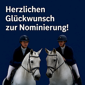Zwei Baden‑Württembergerinnen für das HGW‑Bundesnachwuchschampionat nominiert – PSKO drückt kräftig die Daumen 🎉🐴