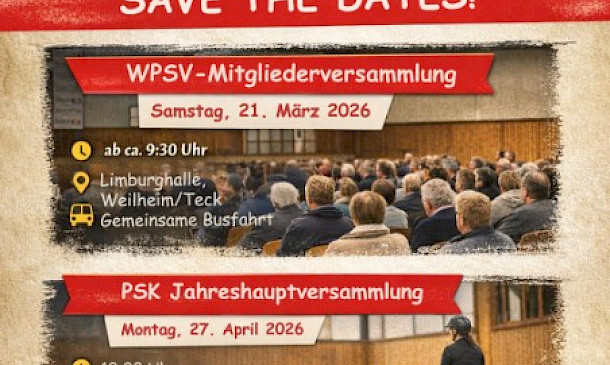🐴 ⭐ Einladung & Save-the-Date für alle PSKO-Vereine - WPSV HV & PSKO JHV 2026