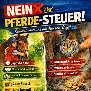 Einführung der Pferdesteuer in Reutlingen: ❌🐎 Nein zur Pferdesteuer!