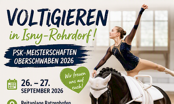 🏆🤸🐴 Voltigiersport zu Gast in Isny-Rohrdorf – PSK-Meisterschaften 2026 stehen vor der Tür!